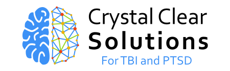 Logo for CRYSTAL CLEAR SOLUTIONS FOR TBI AND PTSD, LLC